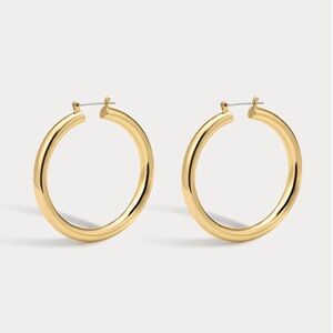 NEW LUV AJ Gold Amalfi Hoops